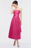 ColsBM Isabella Fuschia Elegant A-line Bateau Sleeveless Zip up Ruching Evening Dresses