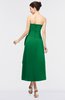 ColsBM Isabella Green Elegant A-line Bateau Sleeveless Zip up Ruching Evening Dresses