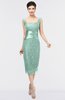 ColsBM Colette Aqua Mature Column Sleeveless Zip up Lace Bridesmaid Dresses