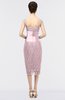 ColsBM Colette Blush Mature Column Sleeveless Zip up Lace Bridesmaid Dresses