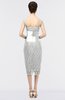 ColsBM Colette Cloud White Mature Column Sleeveless Zip up Lace Bridesmaid Dresses