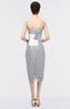ColsBM Colette Glacier Gray Mature Column Sleeveless Zip up Lace Bridesmaid Dresses