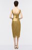 ColsBM Colette Gold Mature Column Sleeveless Zip up Lace Bridesmaid Dresses