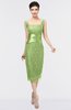 ColsBM Colette Green Oasis Mature Column Sleeveless Zip up Lace Bridesmaid Dresses