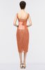 ColsBM Colette Peach Mature Column Sleeveless Zip up Lace Bridesmaid Dresses