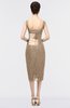 ColsBM Colette Rugby Tan Mature Column Sleeveless Zip up Lace Bridesmaid Dresses