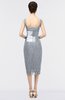 ColsBM Colette Silver Mature Column Sleeveless Zip up Lace Bridesmaid Dresses