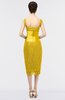ColsBM Colette Yellow Mature Column Sleeveless Zip up Lace Bridesmaid Dresses