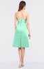 ColsBM Elora Brook Green Glamorous Sleeveless Zip up Knee Length Flower Bridesmaid Dresses