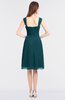 ColsBM Kyla Blue Green Simple A-line Spaghetti Sleeveless Knee Length Ruching Bridesmaid Dresses