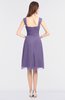 ColsBM Kyla Chalk Violet Simple A-line Spaghetti Sleeveless Knee Length Ruching Bridesmaid Dresses