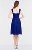 ColsBM Kyla Electric Blue Simple A-line Spaghetti Sleeveless Knee Length Ruching Bridesmaid Dresses