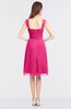 ColsBM Kyla Fandango Pink Simple A-line Spaghetti Sleeveless Knee Length Ruching Bridesmaid Dresses