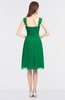 ColsBM Kyla Green Simple A-line Spaghetti Sleeveless Knee Length Ruching Bridesmaid Dresses