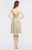 ColsBM Kyla Novelle Peach Simple A-line Spaghetti Sleeveless Knee Length Ruching Bridesmaid Dresses