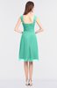 ColsBM Kyla Seafoam Green Simple A-line Spaghetti Sleeveless Knee Length Ruching Bridesmaid Dresses