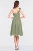 ColsBM Mina Moss Green Romantic A-line Asymmetric Neckline Sleeveless Knee Length Bridesmaid Dresses