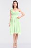 ColsBM Mina Pale Green Romantic A-line Asymmetric Neckline Sleeveless Knee Length Bridesmaid Dresses