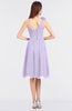 ColsBM Mina Pastel Lilac Romantic A-line Asymmetric Neckline Sleeveless Knee Length Bridesmaid Dresses
