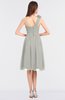ColsBM Mina Platinum Romantic A-line Asymmetric Neckline Sleeveless Knee Length Bridesmaid Dresses