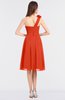 ColsBM Mina Tangerine Tango Romantic A-line Asymmetric Neckline Sleeveless Knee Length Bridesmaid Dresses