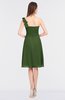 ColsBM Kiley Garden Green Glamorous A-line Asymmetric Neckline Sleeveless Zip up Knee Length Bridesmaid Dresses