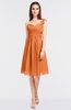ColsBM Kiley Mango Glamorous A-line Asymmetric Neckline Sleeveless Zip up Knee Length Bridesmaid Dresses