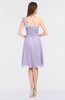ColsBM Kiley Pastel Lilac Glamorous A-line Asymmetric Neckline Sleeveless Zip up Knee Length Bridesmaid Dresses