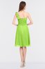 ColsBM Kiley Sharp Green Glamorous A-line Asymmetric Neckline Sleeveless Zip up Knee Length Bridesmaid Dresses