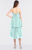 ColsBM Sharon Blue Glass Elegant A-line Strapless Sleeveless Zip up Knee Length Bridesmaid Dresses