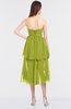 ColsBM Sharon Green Oasis Elegant A-line Strapless Sleeveless Zip up Knee Length Bridesmaid Dresses