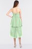 ColsBM Sharon Light Green Elegant A-line Strapless Sleeveless Zip up Knee Length Bridesmaid Dresses