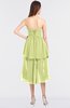 ColsBM Sharon Lime Sherbet Elegant A-line Strapless Sleeveless Zip up Knee Length Bridesmaid Dresses