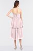 ColsBM Sharon Petal Pink Elegant A-line Strapless Sleeveless Zip up Knee Length Bridesmaid Dresses