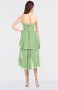 ColsBM Sharon Sage Green Elegant A-line Strapless Sleeveless Zip up Knee Length Bridesmaid Dresses