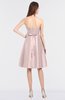 ColsBM Zaria Coral Pink Mature Strapless Zip up Knee Length Bow Bridesmaid Dresses
