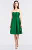 ColsBM Zaria Green Mature Strapless Zip up Knee Length Bow Bridesmaid Dresses