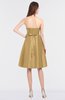 ColsBM Zaria New Wheat Mature Strapless Zip up Knee Length Bow Bridesmaid Dresses