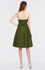 ColsBM Zaria Olive Green Mature Strapless Zip up Knee Length Bow Bridesmaid Dresses