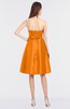 ColsBM Zaria Orange Mature Strapless Zip up Knee Length Bow Bridesmaid Dresses
