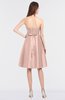 ColsBM Zaria Pastel Pink Mature Strapless Zip up Knee Length Bow Bridesmaid Dresses