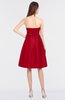 ColsBM Zaria Red Mature Strapless Zip up Knee Length Bow Bridesmaid Dresses