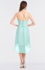 ColsBM Zuri Blue Glass Glamorous A-line Halter Sleeveless Zip up Appliques Bridesmaid Dresses