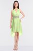 ColsBM Zuri Butterfly Glamorous A-line Halter Sleeveless Zip up Appliques Bridesmaid Dresses
