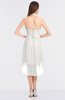 ColsBM Zuri Cloud White Glamorous A-line Halter Sleeveless Zip up Appliques Bridesmaid Dresses