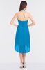 ColsBM Zuri Cornflower Blue Glamorous A-line Halter Sleeveless Zip up Appliques Bridesmaid Dresses