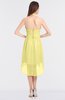 ColsBM Zuri Daffodil Glamorous A-line Halter Sleeveless Zip up Appliques Bridesmaid Dresses