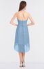 ColsBM Zuri Dusty Blue Glamorous A-line Halter Sleeveless Zip up Appliques Bridesmaid Dresses