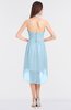 ColsBM Zuri Ice Blue Glamorous A-line Halter Sleeveless Zip up Appliques Bridesmaid Dresses