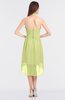 ColsBM Zuri Lime Sherbet Glamorous A-line Halter Sleeveless Zip up Appliques Bridesmaid Dresses